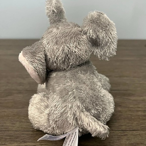 Aurora Baby Grey Elephant Plush 6" - Picture 2 of 5